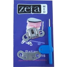  "Zeta Med" Snoring Device Component With Wings - Type C - Titra Table Appliance - 1 Unit (zMDSA)